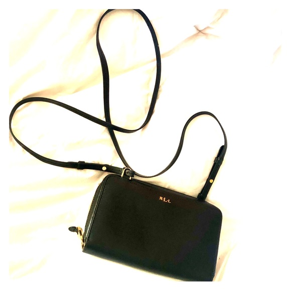 Ralph Lauren Handbags - Ralph Lauren Black Zipper crossbody bag